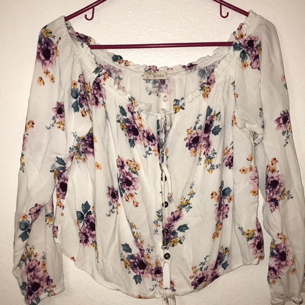 Off shoulder shirt
